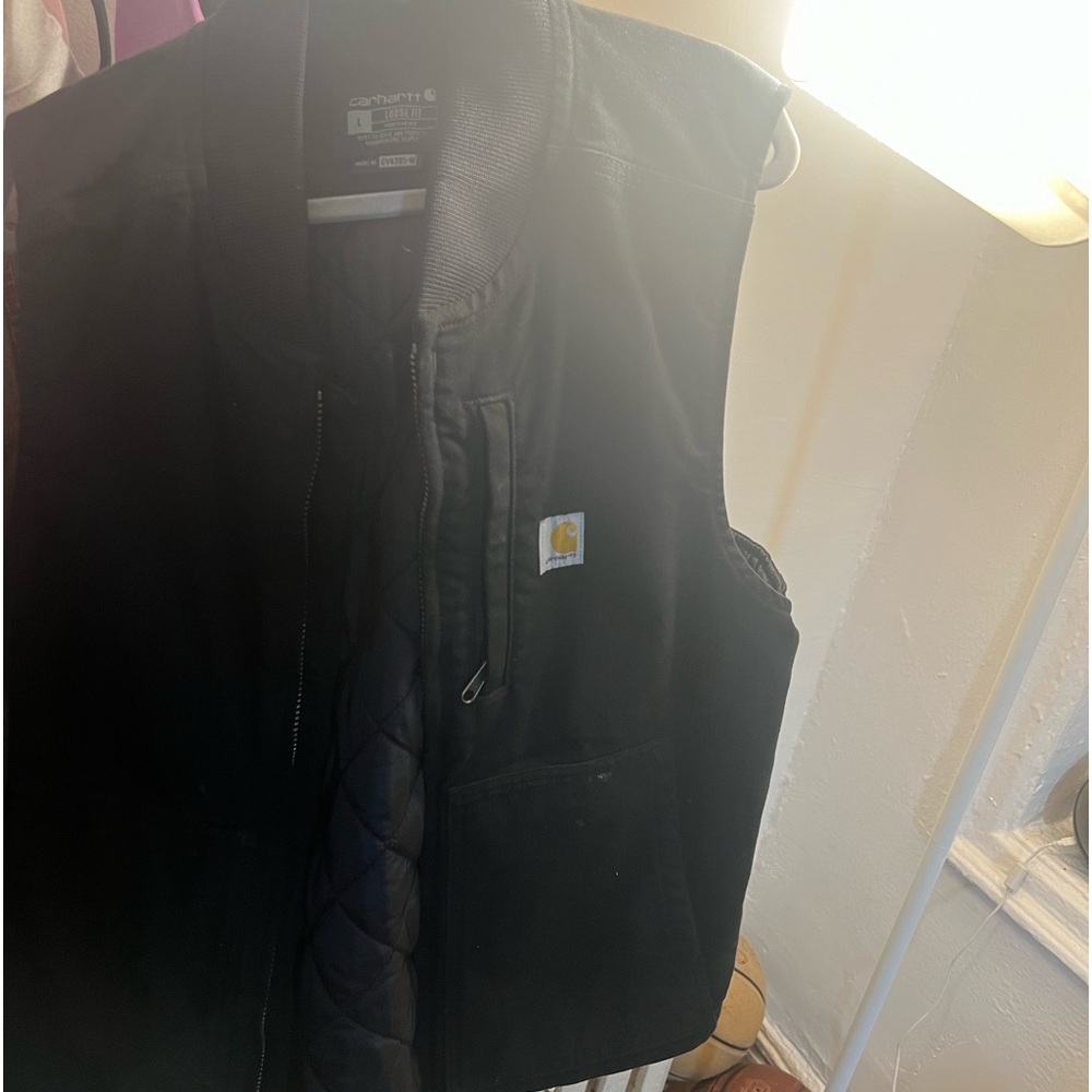 Used Black Carhartt Vest
